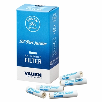 Vauen Dr. Perl Aktivkohlefilter Extra Slim Ø6mm 30 Stück 4